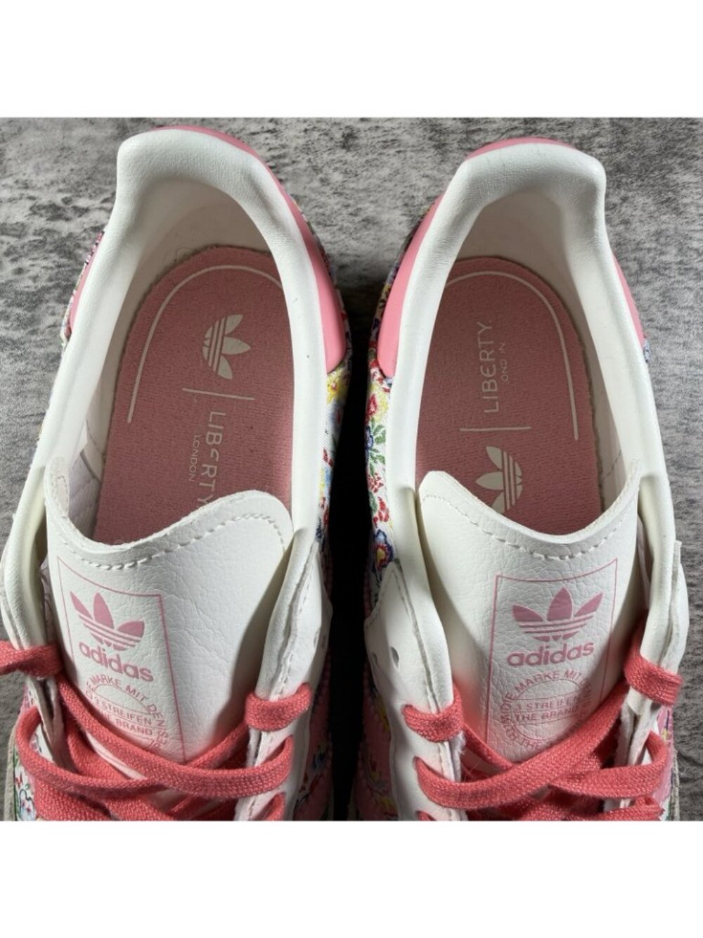 Adidas Samba X Liberty London Clear Pink Multiple Women Size 6 - Picture 9 of 10